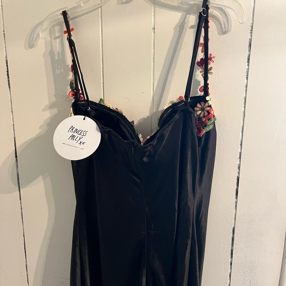 Princess Polly Silky Floral Maxi Dress size 12 - Picture 3 of 5